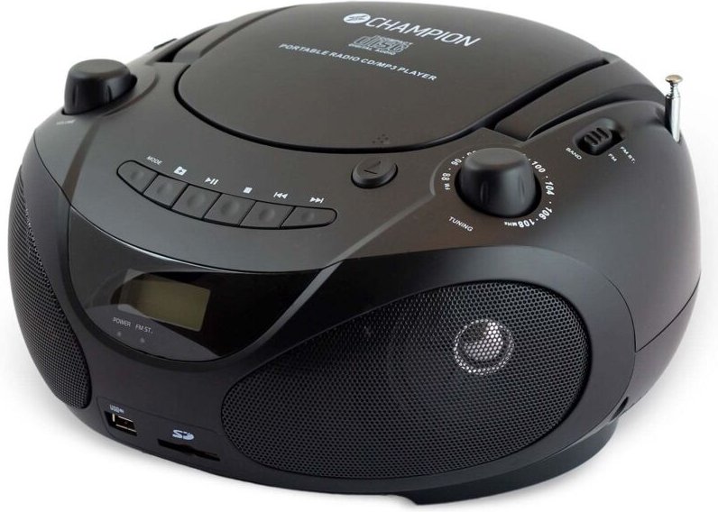 Boombox cdradiomp3usb schwarz