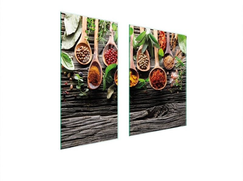 Glasschutzplatte Board 75x52 Gewürze