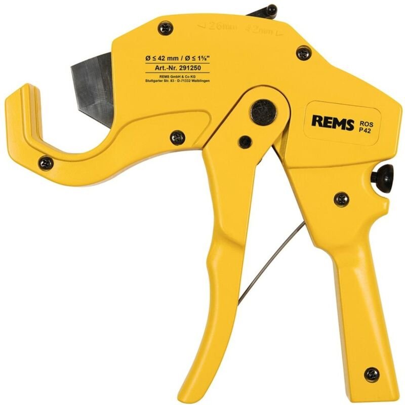 Rems - Rohrschere p 42 mit Schnell-RL Rohre d d 42 mm - 1 5/8