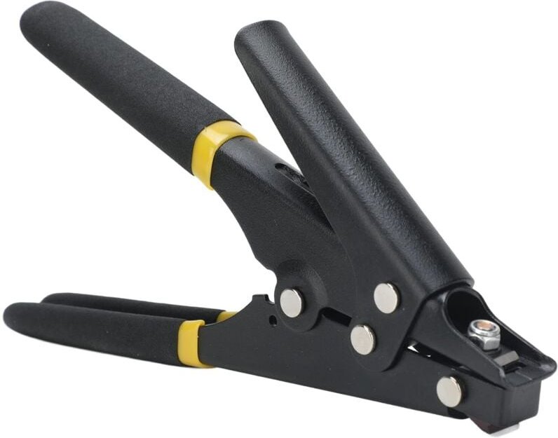 Tragbare Nylon-Kabelbinderpistole, verstellbare Spannung, Kunststoff-Kabelbinder-Befestigungs- und Schneidwerkzeug,