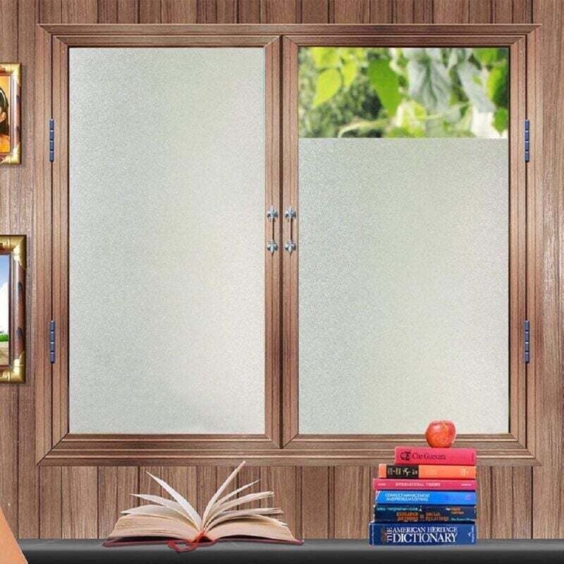 Thumbnail - Sichtschutzfolie für Fenster, Anti-UV-Fensterfolie, getönte Fensterfolie, mattierte, blickdichte Fensterfolie, elektrost...