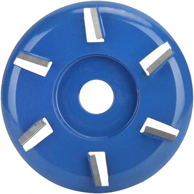 Holzschnitzscheibe aus Stahl, 6-Zahn-Fräser, Holzbearbeitungswerkzeug, Winkelschleifer, Aufsatzzubehör für Turbo-Teetabl...