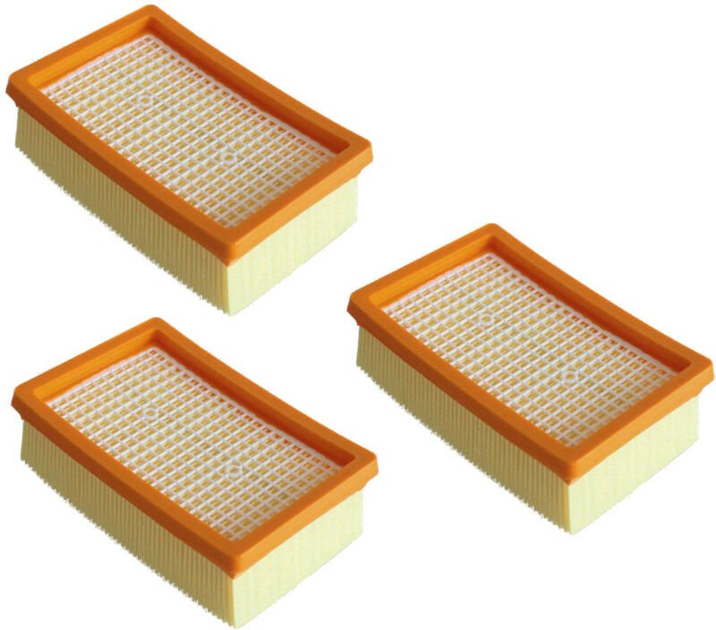 Trade-Shop Flachfaltenfilter/Lamellenfilter/HEPA-Filter ersetzt 2.863-005.0 für Kärcher Serien MV4 MV5 MV6 WD4 WD5 WD6 W...