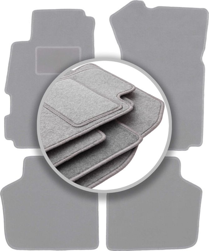 Graue Autofußmatten für: Honda Legend II Limousine (1991-1996)