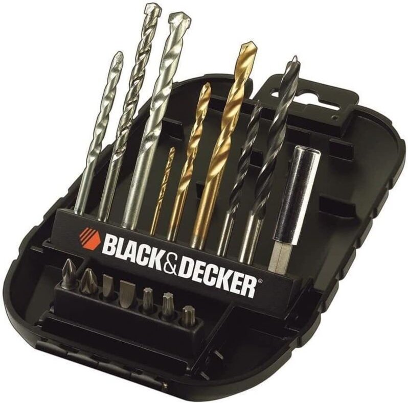 Black&decker - bohr- und schraubset b&d box + zubehör 16 stück A7186