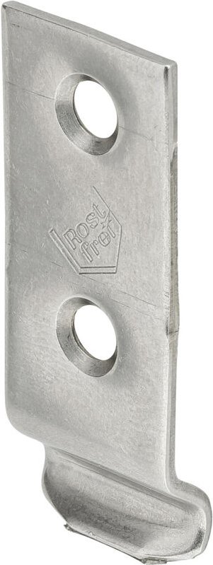 Schließhaken 83x25 mm gekröpft Edelstahl (Form k) - Vormann