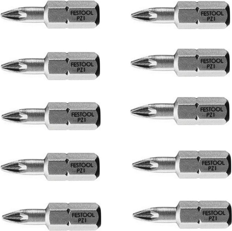 Bit Pozidriv pz 1 25mm 10 Stück Akkuschrauber 490481 - Festool