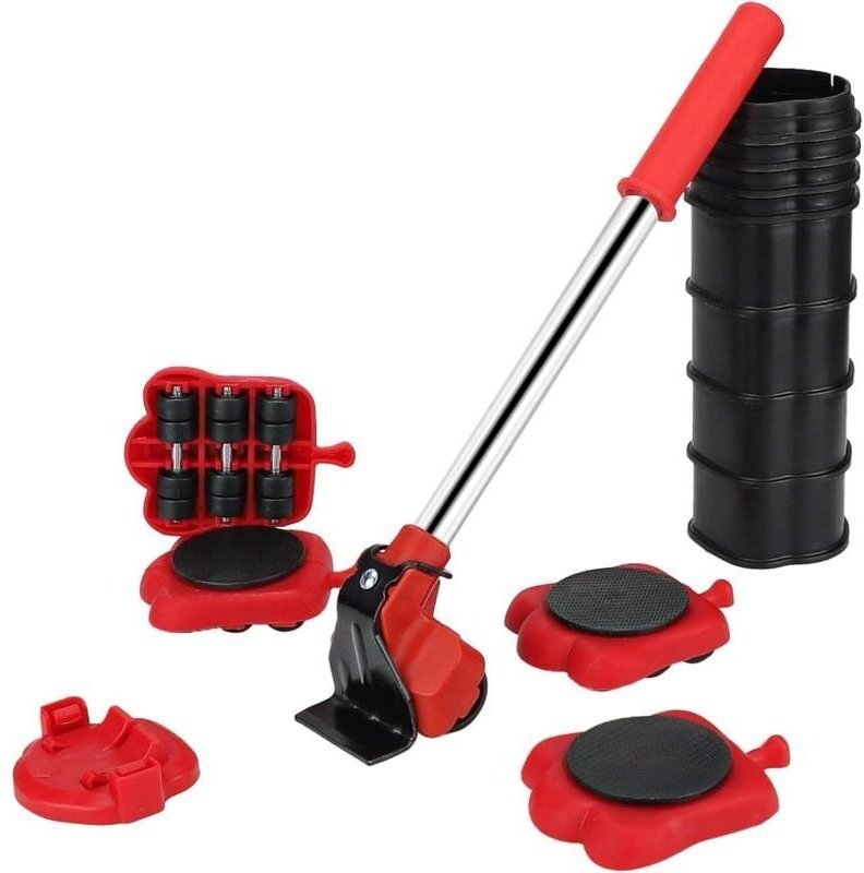 Möbelheber, Schwerlastmöbel-Umzugsset, Möbel-Schiebesystem, Möbeltransportset - Tragkraft je 150 kg