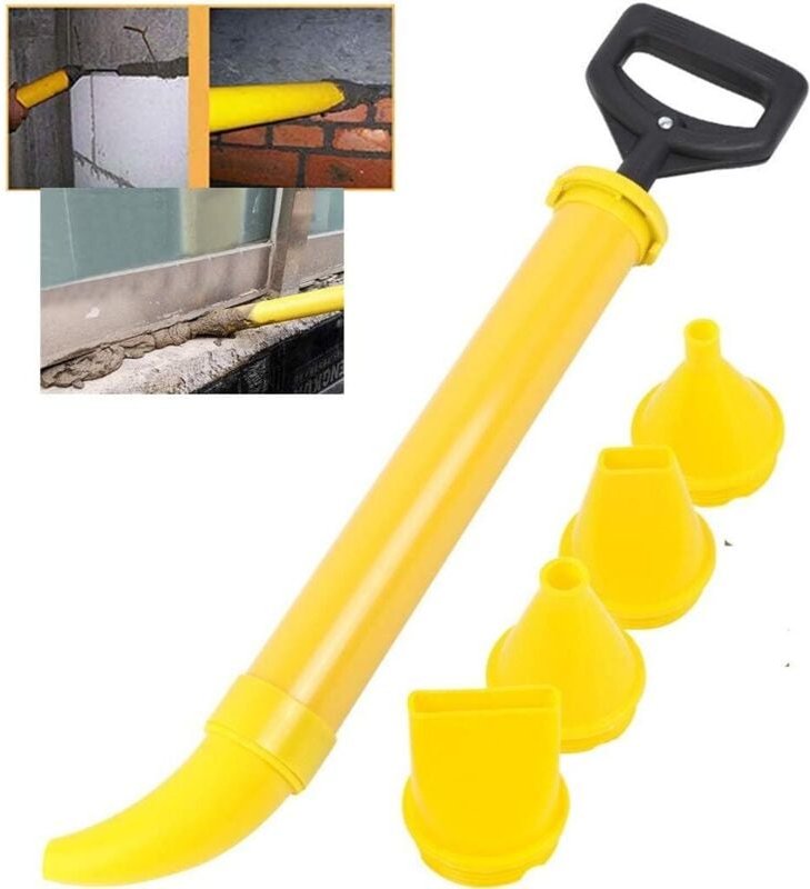 Mörtelpistole, Zementsprühgerät, Zementkartuschenpistole, Zementmörtelpistole, Mörtelsprühgerät mit 5 Düsen für Kalk, Te...