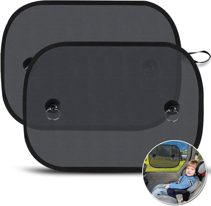 Baby-Auto-Sonnenschutz, Autofenster-Sonnenschutz für Kinder, Auto-Sonnenschutz für Seitenfenster vor schädlichen UV-Stra...