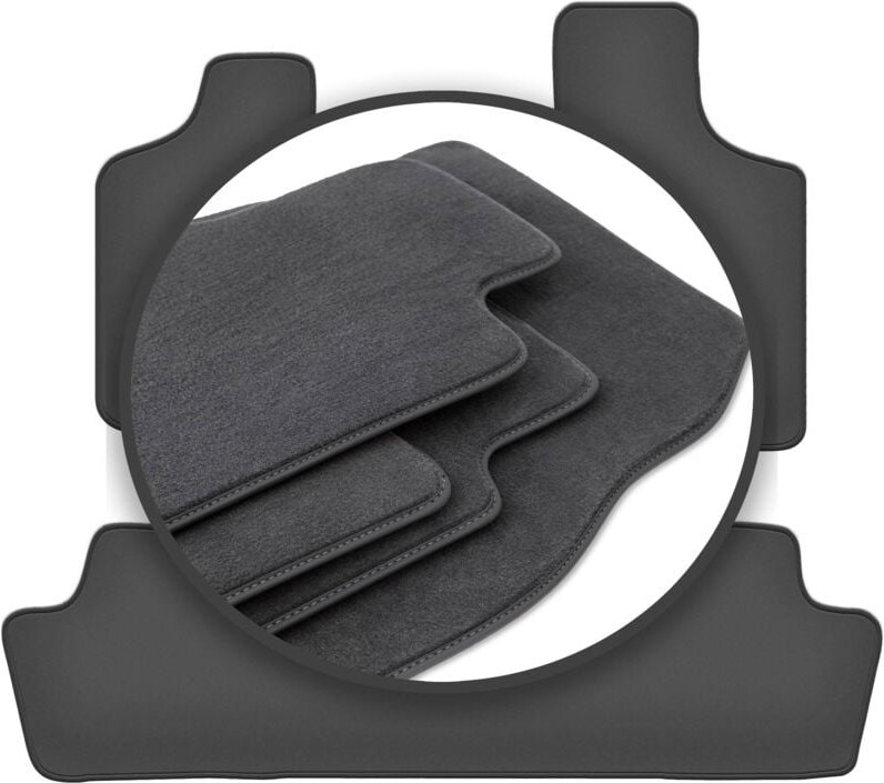 Premium-Fußmatten für: Chrysler Grand Voyager III Minivan (2000-2008)