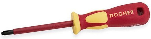 Isolierter Schraubendreher, vde 1000V, CrMo, PH3x150 mm Dogher 361-PH3-150