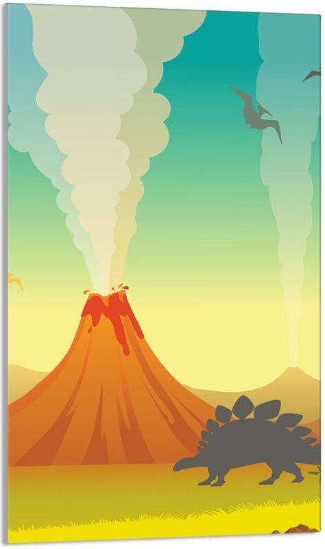 Glasschneidebrett 30x52 Vulkan