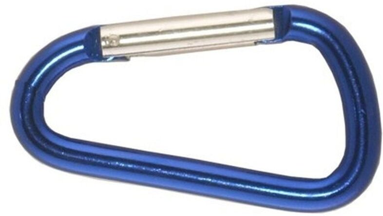 Karabinerhaken 50 mm Alu blau Karabiner Haken Schnapphaken Schlüssel - Conacord