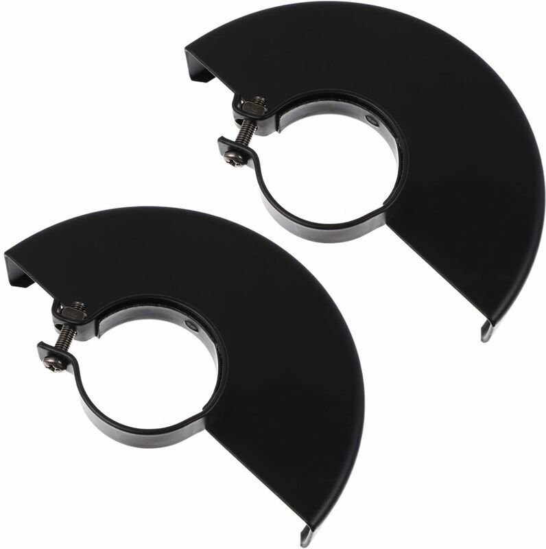Remplacement de La Meuleuse de Couverture de Protection de Protection de Roue en Métal Noir 2 Pièces pour Meuleuse Dangl...