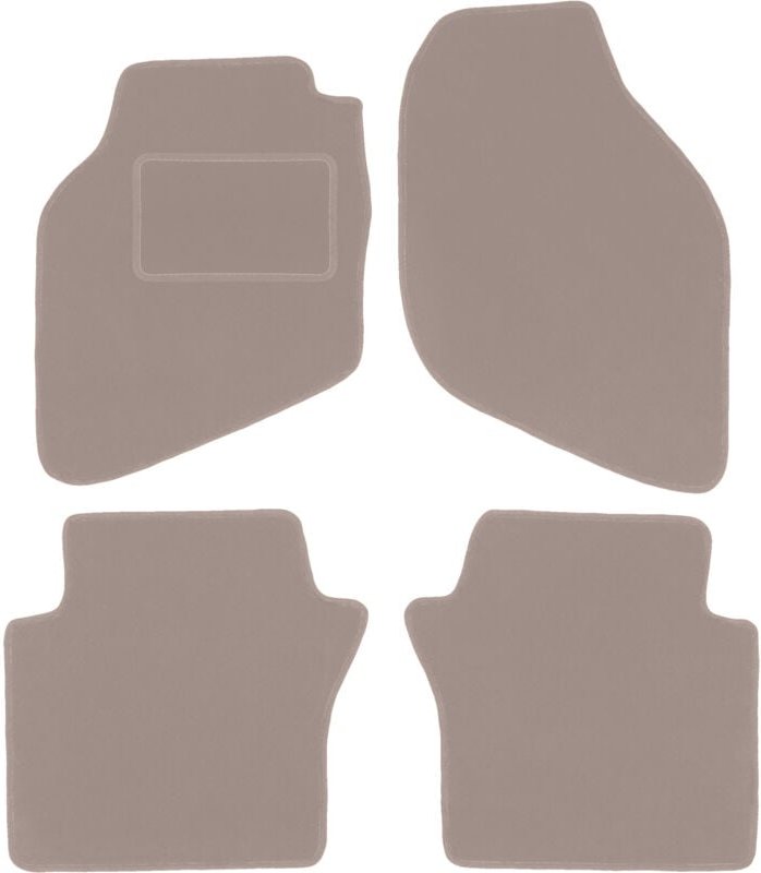 Beige Veloursmatten für: Honda City IV Limousine (2002-2008)