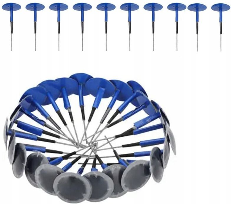 6mm Reifenspikes mit Patch - 10 Stk