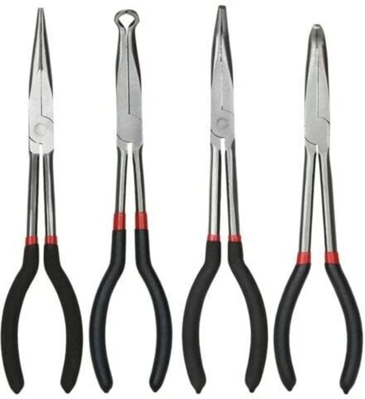 Spitzzangen-Set 11'/28 cm – Set mit 4 Spitzzangen für unterschiedliche Einsatzzwecke Mumu