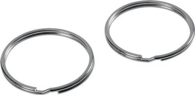 Schlüsselringe Innen-Ø 36 mm Außen-Ø 40 mm Stahl vernickelt