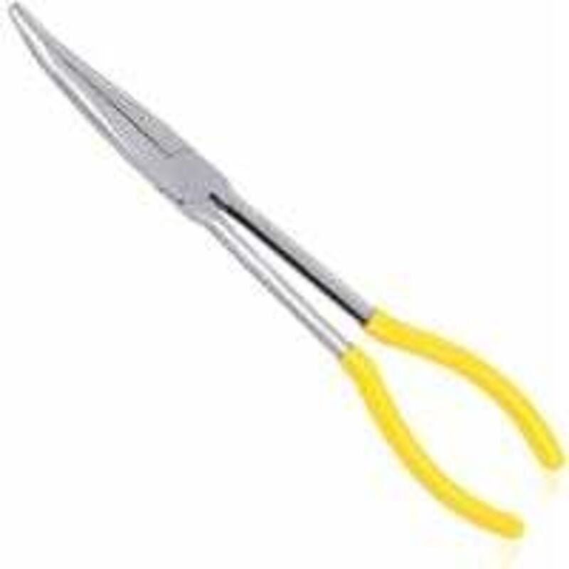 Ersandy - 25 Grad abgewinkelte Spitzzange – 11 Zoll – große Reichweite – Backen