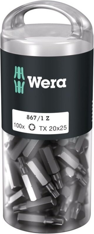 Wera - 867/1 diy torx 1/4 BitBit, Länge 25 mm, tx 10 100er Pack