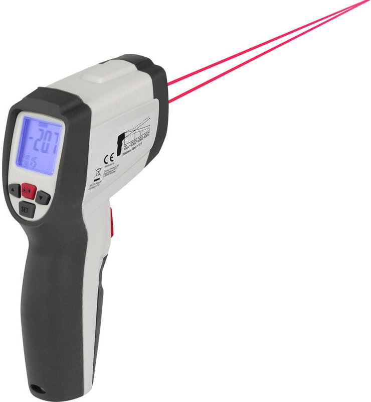 Thumbnail - Voltcraft - ir 500-12D Infrarot-Thermometer Optik 12:1 -50 - +500 °c Pyrometer