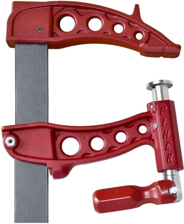 Thumbnail - Schraubzwinge maxi R-30 cm 61030 Schiene 40 mm x 10 mm ergonomischer Griff - Piher