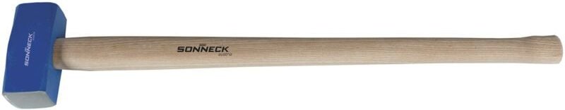 Sonneck - Steinschlegel 4kg - Steinschlägel für den Dauereinsatz mit 800mm Eschenstiel, Stahl geschmiedet