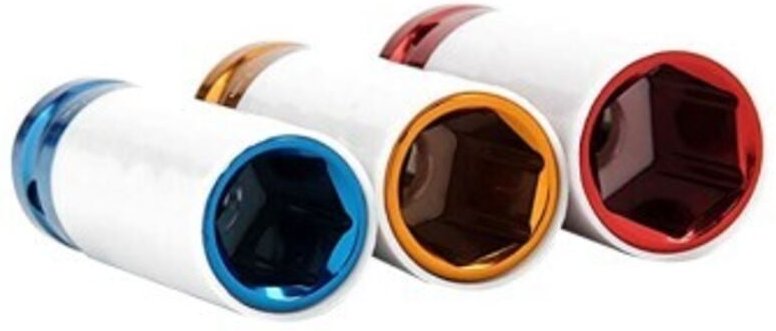 Set 3 Stk. Schlag-Steckschlussel 1/2" 17/19/21mm Tolsen