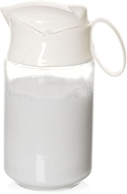 Milchkännchen aus Glas mit Henkel, Krug, Milchkanne, 235 ml ORION 155302