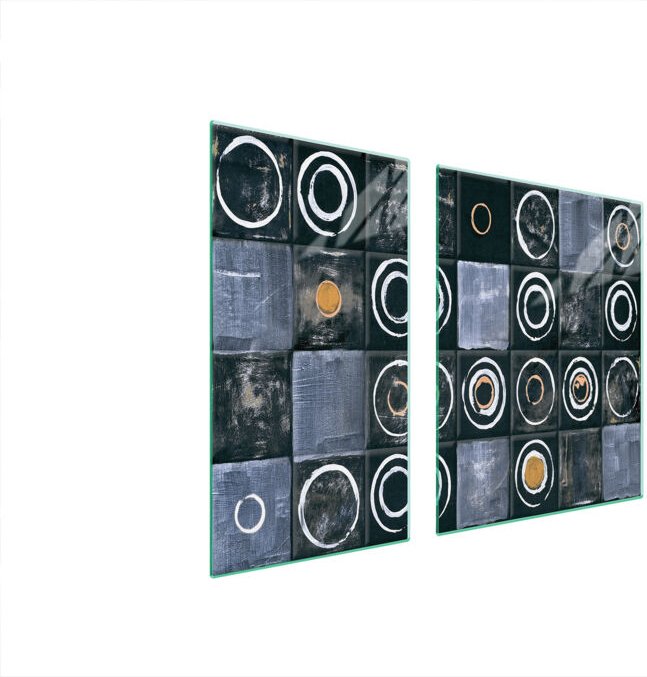 GLASSCHUTZPLATTE FÜR HERD 90x52 MUSTER