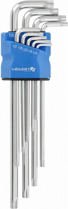 Högert 9-tlg. Winkel Innensechsrundschlüssel DIN 911