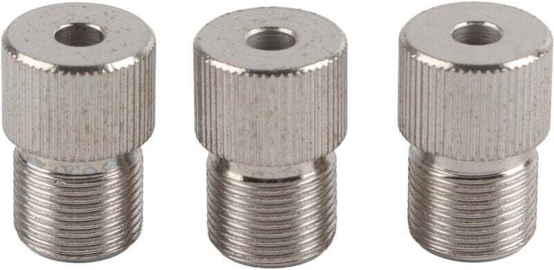Ulisem 3 Stück 5 mm Bohrfutter-Adapterhülse, Holzbearbeitungsbohrer-Zubehör, Hartstahl für den privaten und gewerblichen...