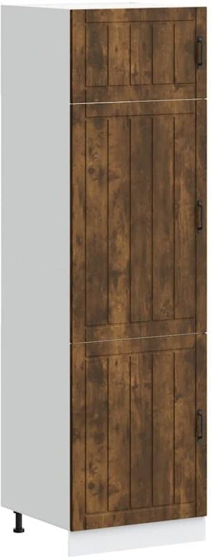 Küchenschrank Lucca Räuchereiche Holzwerkstoff Vidaxl