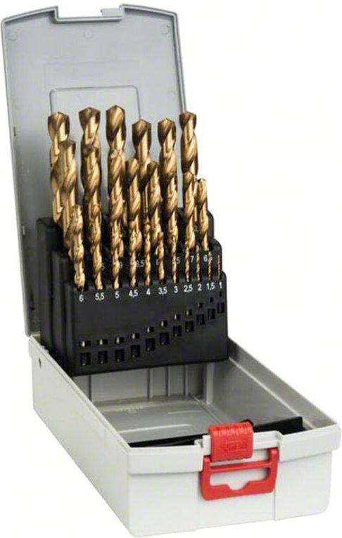 Metallbohrer-Set Bosch HSS-TiN ProBox 1-13mm 25Stk