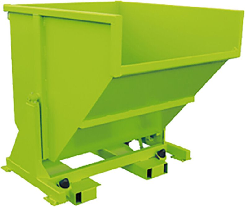 Thumbnail - 1250 Liter kippbarer Müllcontainer - Tannengrün - IEP12000-6029