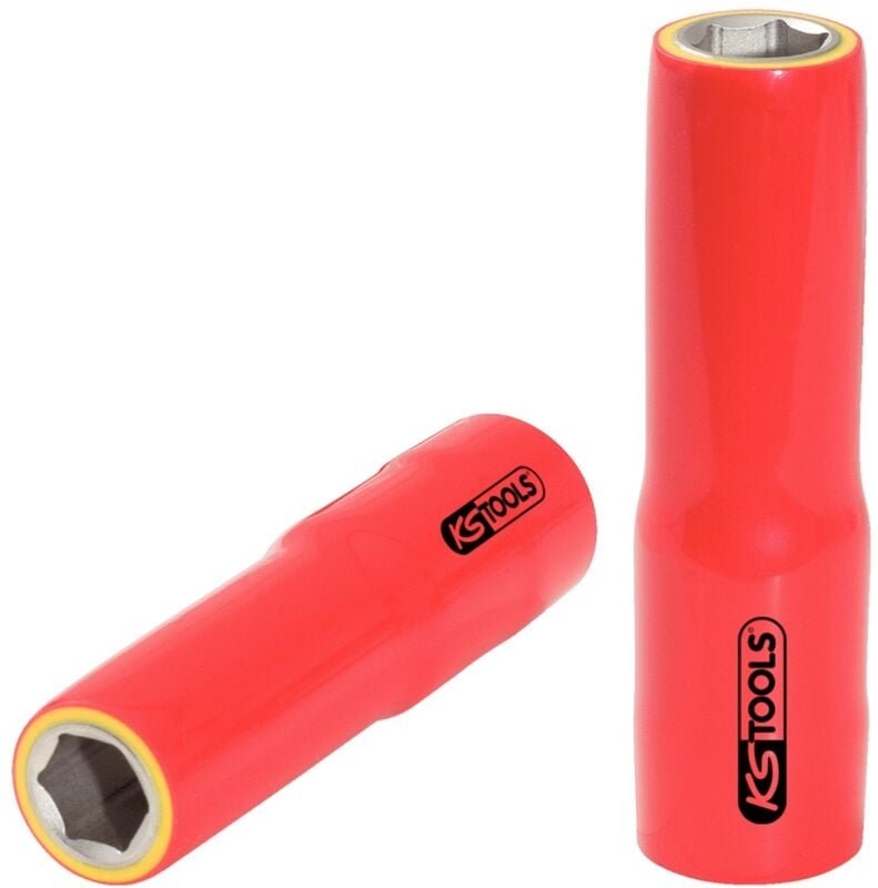 Ks Tools 1/2 Stecknuss mit Schutzisolierung, lang, 32 mm