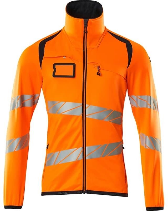 Mascot - Fleecepullover mit Reißverschluss 19103 Gr. m hi-vis orange/schwarzblau