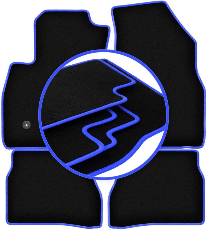 CARLUX-BLUE Autofußmatten für: Fiat Doblo II 0 (2009-2020)