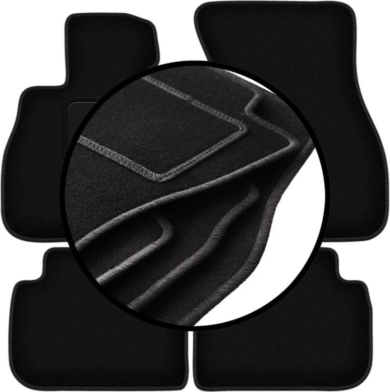 Komplettset Veloursmatten für: BMW 2 F44 Coupé (2020-)