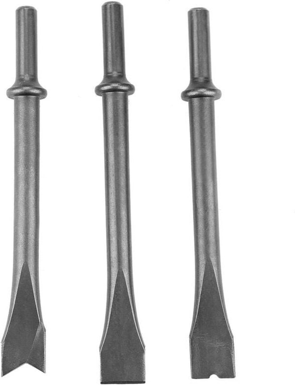 3Pcs Air Hammer Meißel Set Pneumatische Hammer Bohrer Set Extra Lange