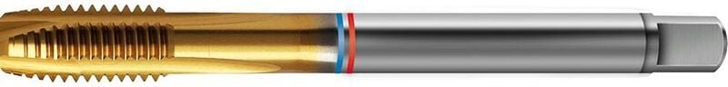 Format - Maschinengewindebohrer tandem DIN374 hss-pm TiN Form b 6H M10x1