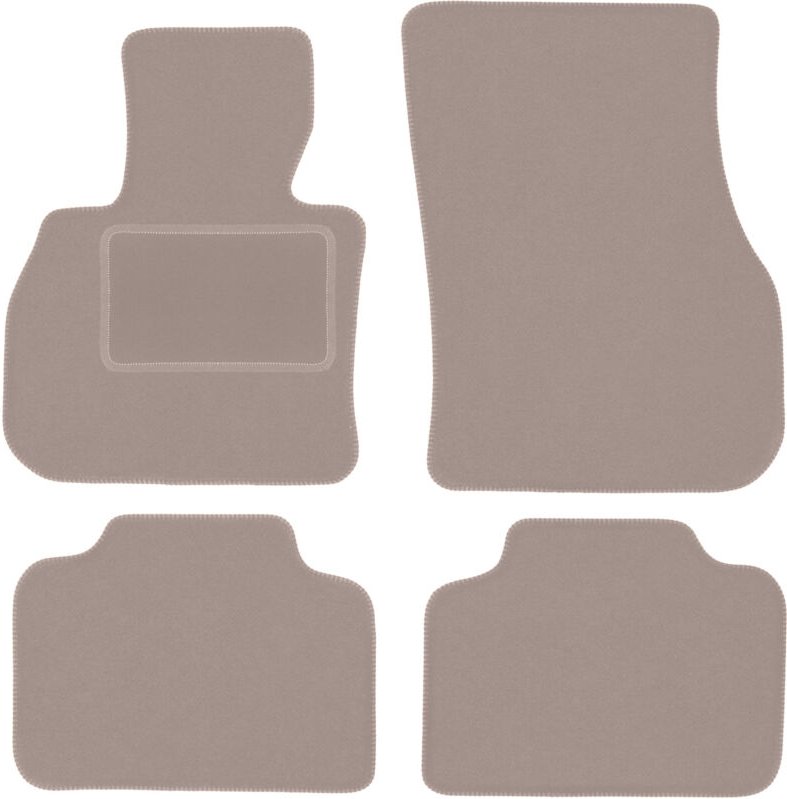 Beige Velours-Fußmatten für: Mini Countryman F60 Crossover (2017-)