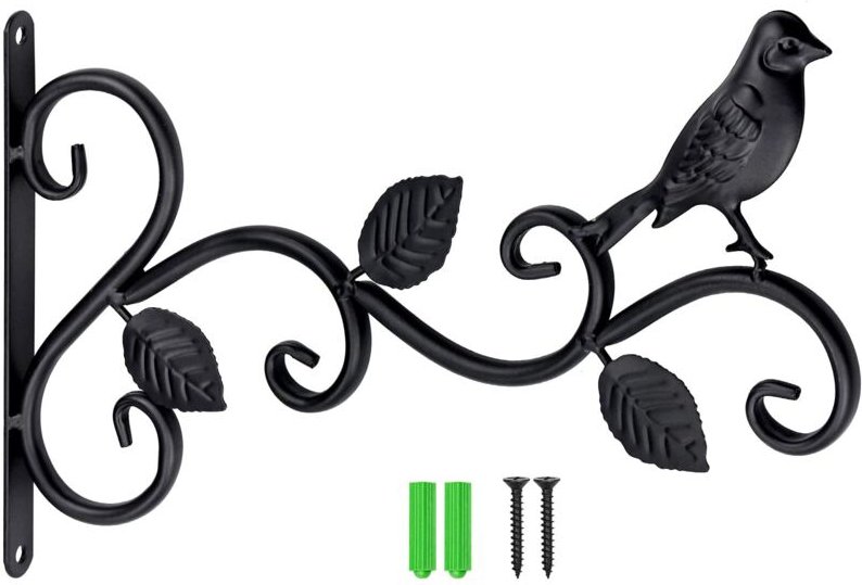 Metallhalterungen für Hängekörbe, Haken, Pflanzenhängerhalter mit Schrauben zum Aufhängen von Pflanzen, Vogelhäuschen, L...