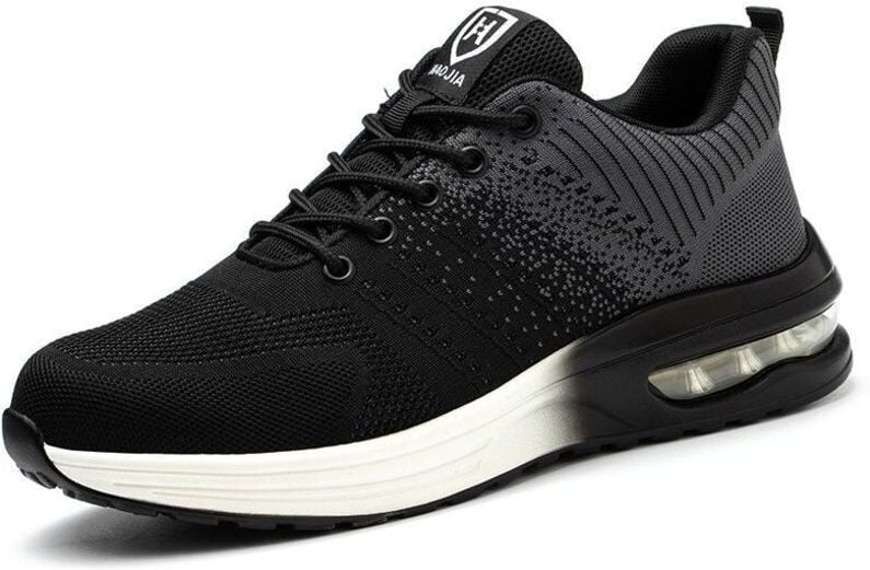 Sicherheits-Sneaker, Arbeits-Sneaker mit Stahlkappe, leichte, bequeme Sicherheitsschuhe, Industrie-Arbeits-Sneaker mit L...