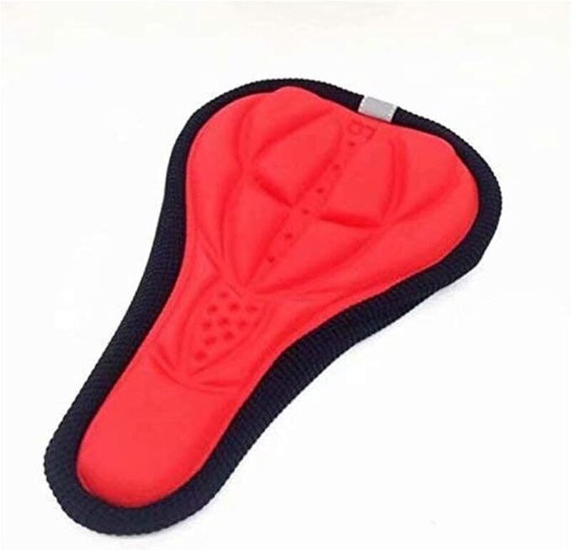 Shining House - 2er-Pack Mountainbike-Sitzbezug, 3D-belüftetes Kissen, bequemer Silikon-Sitzbezug, Kissen-Set, Fahrradzu...