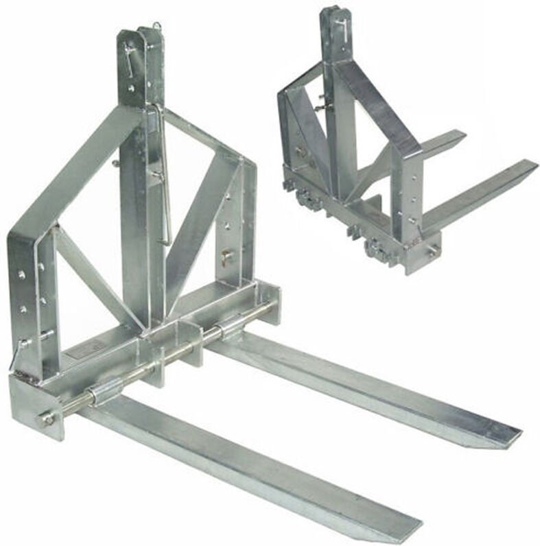 Apex - Traktor Palettengabel 700kg Kat 1 Dreipunkt-Heck Gabelzinken Staplergabel 56134