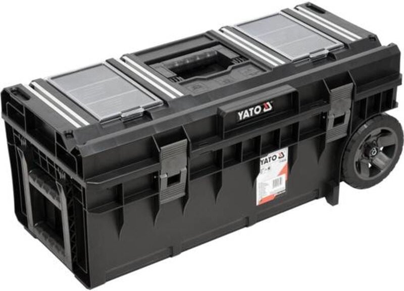 Yato - YT-09185 Kleinteile- und Werkzeugkasten de Werkzeugkasten de starrer Werkzeugkasten Polypropylen Schwarz