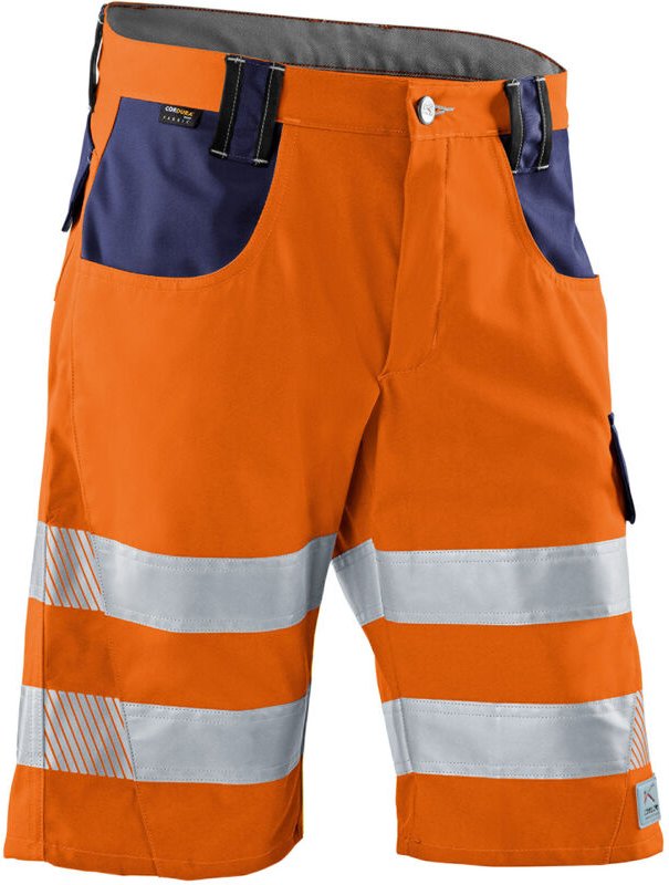 Kübler Workwear - Kübler Shorts reflectiq psa 2 warnorange/dunkelblau Gr. 48