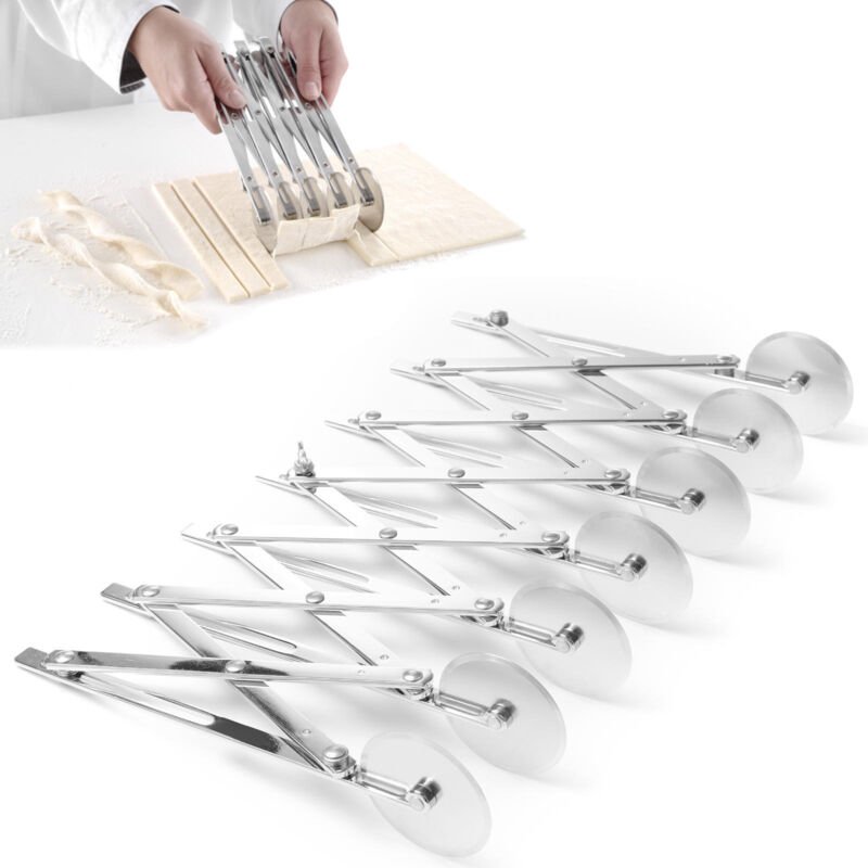 Einstellbarer Teigmarkierer 13-125 mm 7 Klingen - HENDI 515150